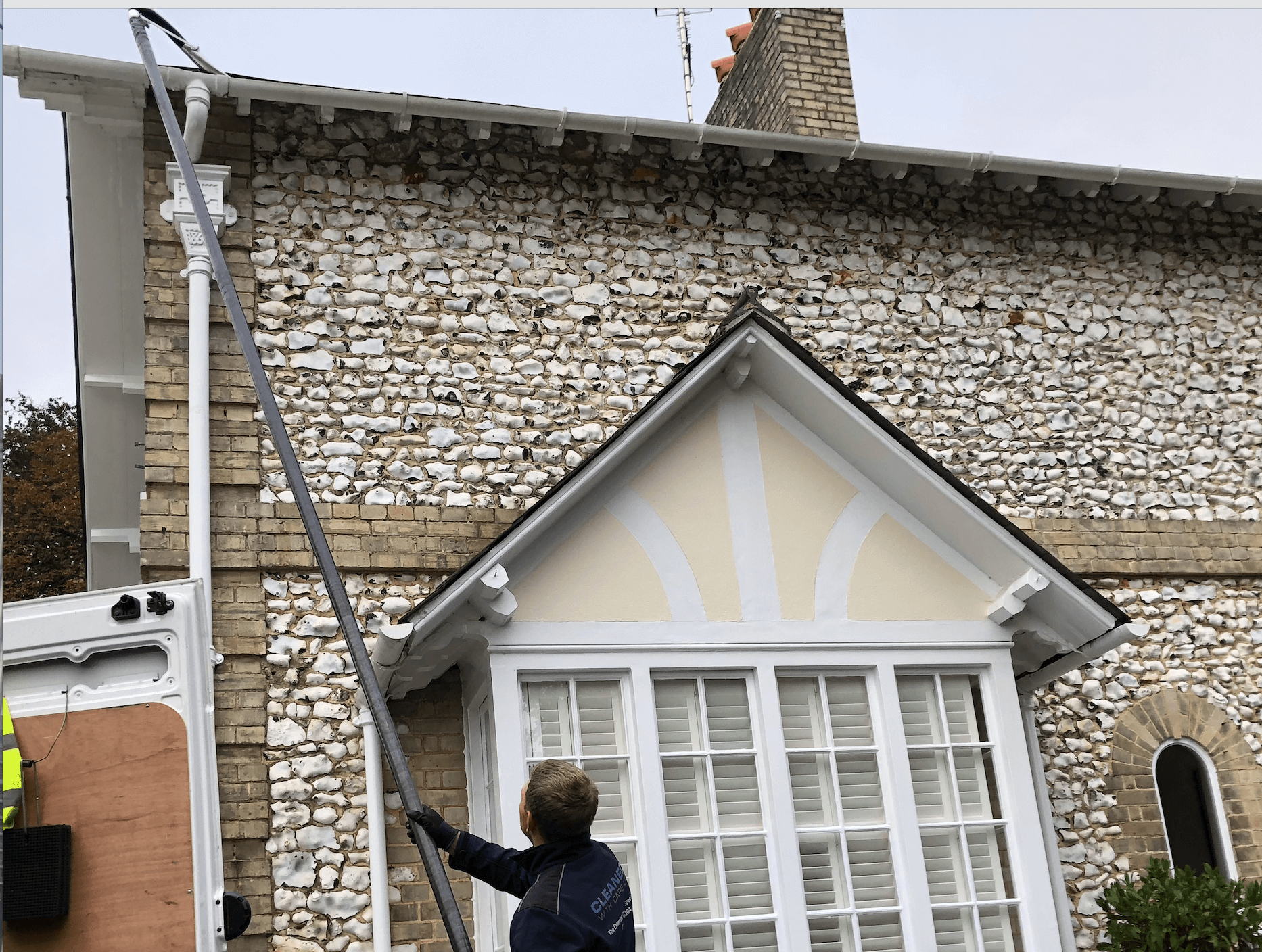 Professional gutter cleaning tools and equipment used by The Roof Moss Cleaners in Hindhead